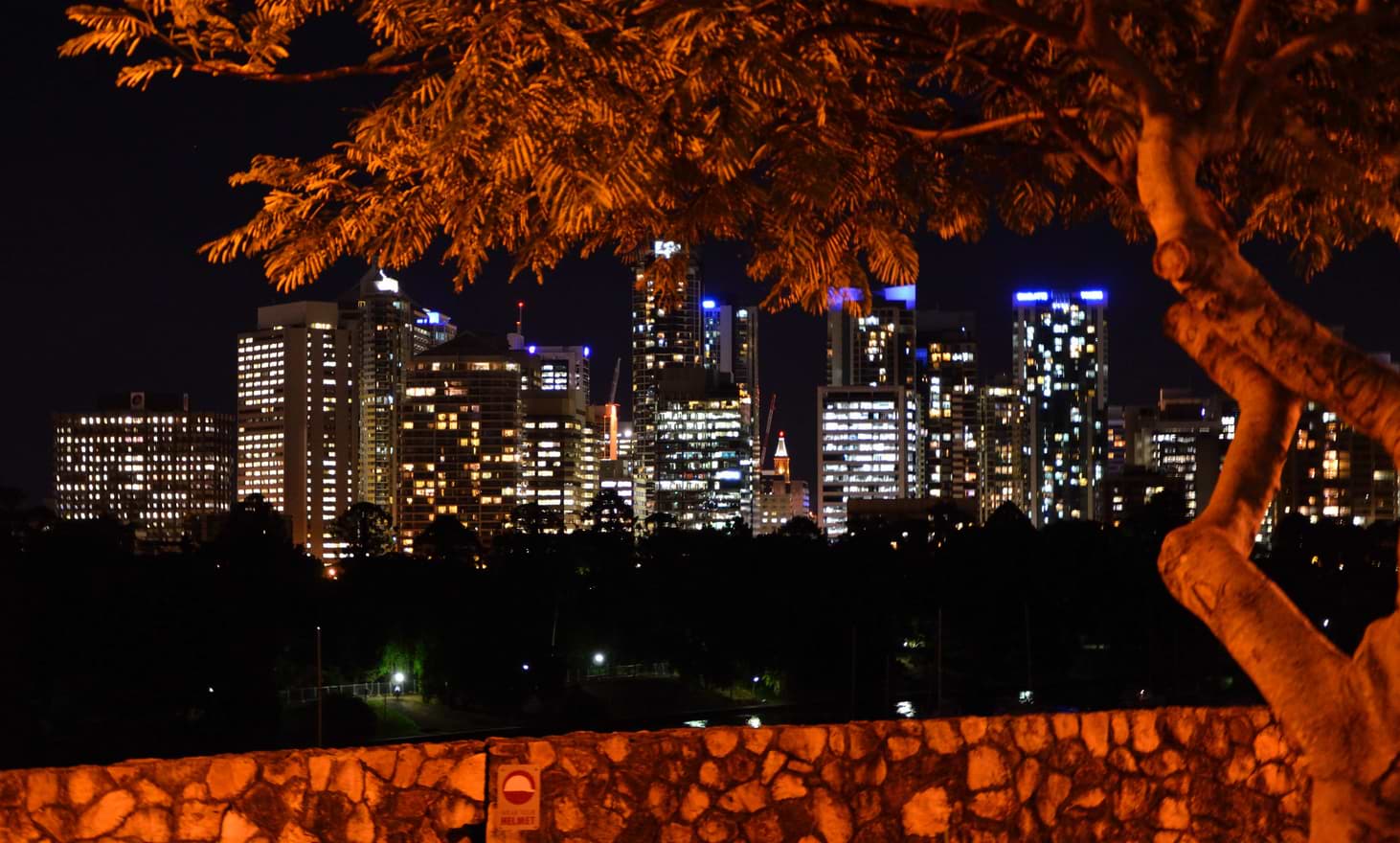 Brisbane Lights from Kangaroo Point