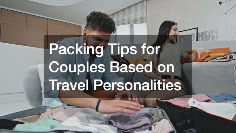 a couple packing their things
